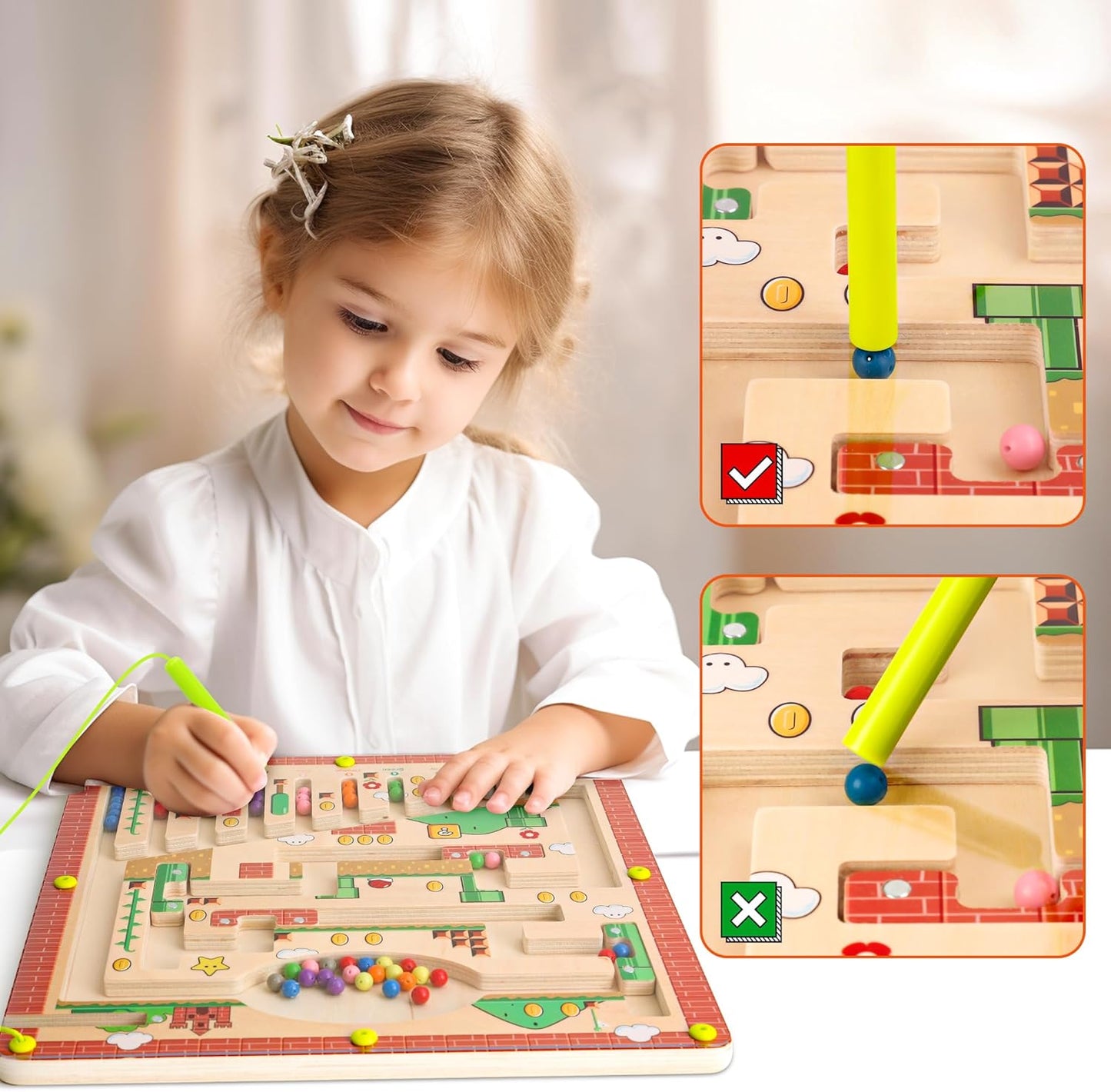 Interactive Magnetic Maze