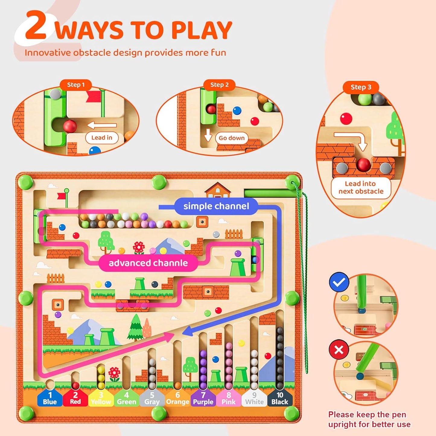 Interactive Magnetic Maze